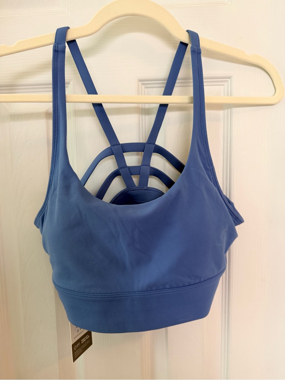 Vuori Yosemite Longline Bra – Light French Blue – Size M – NWT